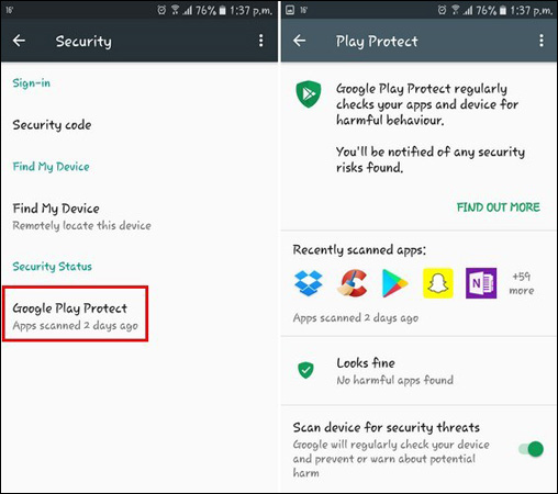 Google Play Protect 4